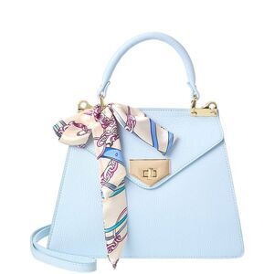 Isabella Rossetti Maxine27 Leather Satchel, Blue